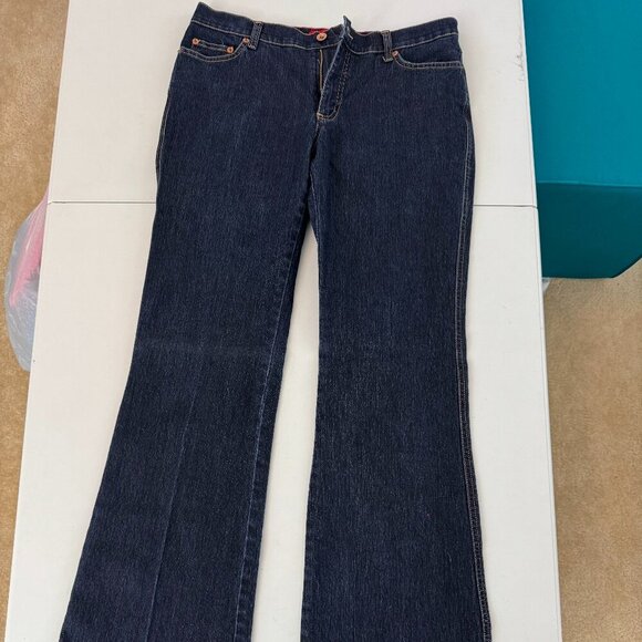 GLO jeans Denim - GLO Jeans Y2K Denim Boot Cut Vintage Women’s Junior Size 11 Long Dark Blue